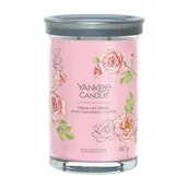 Świece - Yankee Candle Świeca zapachowa Fresh Cut Roses tumbler duży - miniaturka - grafika 1
