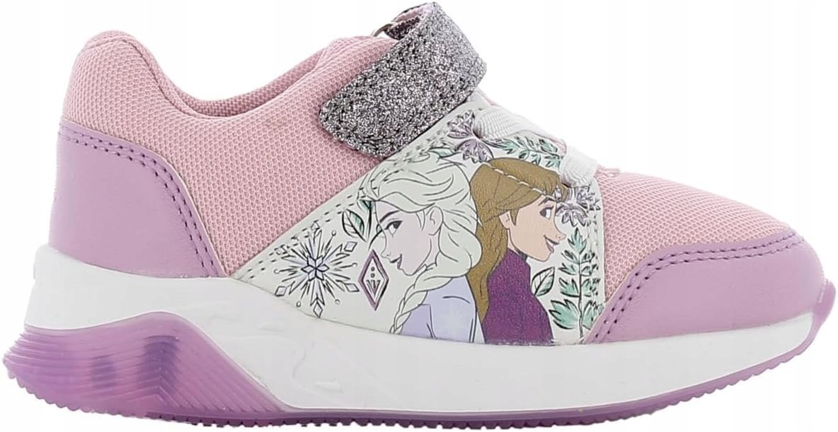 DISNEY SPORTOWE RÓŻOWE BUTY DZIECIĘCE Z BROKATOWĄ OZDOBĄ 26 6GA