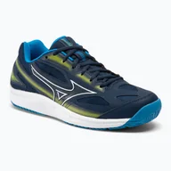 Buty sportowe męskie - Buty do tenisa Mizuno Break Shot 4 AC dress blues/jet blue/sulphur spring - miniaturka - grafika 1