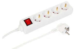 MicroConnect 4-way Schuko Power Strip - Listwy zasilające - miniaturka - grafika 1