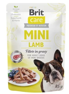 Brit CARE Mini Lamb fillets ingravy 85g 42308-uniw - Mokra karma dla psów - miniaturka - grafika 1