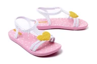 Buty dla dziewczynek - IPANEMA 81997 BABY 25856 pink/white, sandały dziecięce, rozmiary 21-28 - Ipanema - miniaturka - grafika 1