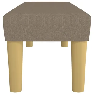 Lumarko Ławka, taupe, 100x30x30 cm, tapicerowana tkaniną - Ławki do przedpokoju - miniaturka - grafika 5