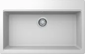 Zlewozmywaki - ELLECI Zlew TIME 130 bianco (G68) GRANITEK (LG213068FIXCI) - miniaturka - grafika 1