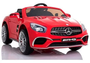 Import LEANToys Pojazd na Akumulator Mercedes SL65 LCD Czerwony - Pojazdy elektryczne dla dzieci - miniaturka - grafika 2