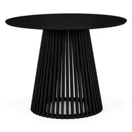 Stoły - Stół okrągły 100cm YY5940 czarny - miniaturka - grafika 1