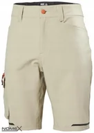 Spodnie sportowe męskie - Shorts HELLY HANSEN Kensington Service, beige C52 - miniaturka - grafika 1