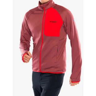 Bluza bez kaptura męska Columbia Triple Canyon Grid Fleece Full Zip II - Bluzy narciarskie - miniaturka - grafika 1