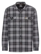 Koszule męskie - Camel Active Koszula w kolorze czarno-szarym - miniaturka - grafika 1