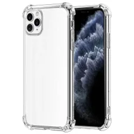 Etui i futerały do telefonów - Silikonowe etui ze wzmocnionymi krawędziami do Apple iPhone 11 Pro Max - przezroczyste KP23581 - miniaturka - grafika 1
