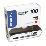 Markery permanentne - Pilot Sca 100 Marker Okrągły Permanentny Czerwony 126L355 - miniaturka - grafika 1