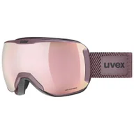 Gogle narciarskie - Uvex downhill 2100 CV Planet, gogle narciarskie, różowy - miniaturka - grafika 1