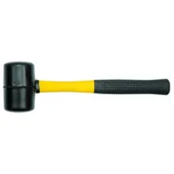 Młotki - Vorel młotek gumowy rączka z włókna szklanego 56 mm, 700 g 33655 - miniaturka - grafika 1