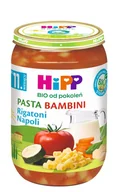Dania dla dzieci - Hipp Rigatoni Napoli Bio 220g - miniaturka - grafika 1