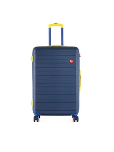 Semi Line Walizka duża T5847-3 Granatowy - Nerki - miniaturka - grafika 1