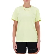 Koszulki sportowe damskie - Koszulka New Balance WT41554LLT - zielona - miniaturka - grafika 1
