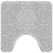 Dywaniki łazienkowe - vidaXL Szary Poliester Standardowy Antypoślizgowy Mata łazienkowa - miniaturka - grafika 1