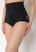 Majtki damskie - Czarne Majtki Modelujące z Wysokim Stanem Liredia - miniaturka - grafika 1