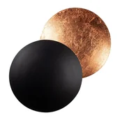 Lampy ścienne - Kinkiet w czarno-miedzianym kolorze LED ø 25 cm Yosma – Opviq lights - miniaturka - grafika 1