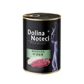 Mokra karma dla kotów - Dolina Noteci Premium dla kota bogata w gęś 400g - miniaturka - grafika 1