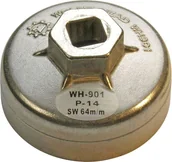 Klucze i nasadki - BGS 1042 korek do filtra oleju, z odlewu aluminiowego, 64 mm, 14-kąt 1042 - miniaturka - grafika 1