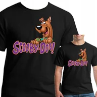 Koszulki męskie - 3155 Koszulka Scooby Doo Kudłaty Pies Czarna M - miniaturka - grafika 1