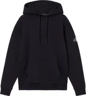 Bluzy męskie - Calvin Klein Męska Bluza Monologo Sleeve Badg Black J30J314036 Bae Xxl - miniaturka - grafika 1