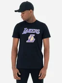 Koszulki męskie - T-shirt męski bawełniany New Era NBA Team Lakers 60416756 2XL Czarny (0197214896960). T-shirty męskie - miniaturka - grafika 1