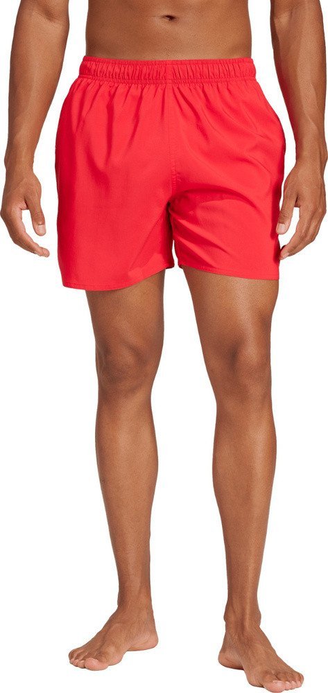 Spodenki kąpielowe męskie adidas Solid CLX Short-Length czerwone JC9919 M