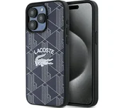 Etui i futerały do telefonów - Lacoste Monogram Vintage Logo MagSafe do iPhone 15 Pro Max Granatowy - miniaturka - grafika 1