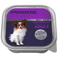 Mokra karma dla psów - PREMIERE Best Meat Adult Cielęcina z jeleniną 16x100 g - miniaturka - grafika 1