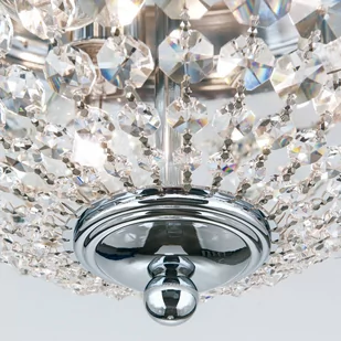 Lampa sufitowa Plafond, chrom/przezroczysta, Ø35cm - Lampy sufitowe - miniaturka - grafika 2