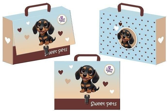 Beniamin Teczka z rączką walizeczka The Sweet Pets Pies