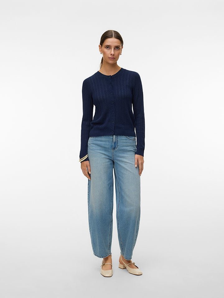 Vero Moda Kardigan w kolorze granatowym