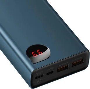 Baseus PPIMDA-D03 Powerbank Adaman 20000mAh metalowy QC 3.0 PD Huawei SCP QC 3.0 65W niebieski PPIMDA-D03 - Powerbanki - miniaturka - grafika 8