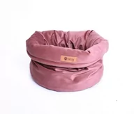 Legowiska dla psów - Różowe aksamitne legowisko ø 40 cm Basket Royal – Petsy - miniaturka - grafika 1