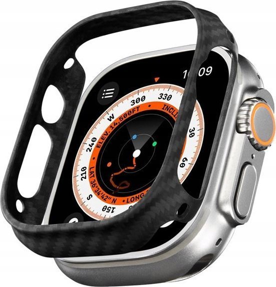 Pitaka Air case, black/grey - Apple Watch Ultra 49 mm