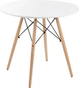 Ławy i stoliki kawowe - Stolik Stolik nocny Stolik boczny Stolik kawowy Stolik Sofa Stolik ogrodowy TAVOLO Stolik z białym blatem 60×48cm HOMLA - miniaturka - grafika 1