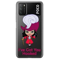 Etui i futerały do telefonów - ERT GROUP etui na telefon Xiaomi REDMI 9T/ POCO M3, case oryginalny i oficjalnie licencjonowany przez Disney, wzór James Hook 001, optymalnie dopasowane, plecki z TPU częściowo przeźroczyste - miniaturka - grafika 1