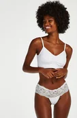 Majtki damskie - Hunkemöller Stringi typu bokserki Florence Biały - miniaturka - grafika 1