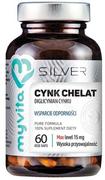 Witaminy i minerały - MyVita Cynk chelat diglicynian cynku 15 mg wsparcie odporności 60 kapsułek Silver - miniaturka - grafika 1