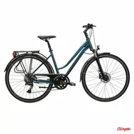 Rowery - Rower damski Kross Trans 7.0 D 28 BG turkusowy/czarny połysk - miniaturka - grafika 1