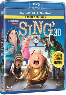 FILMOSTRADA Sing Blu ray 3D+2D - Kino familijne DVD - miniaturka - grafika 1