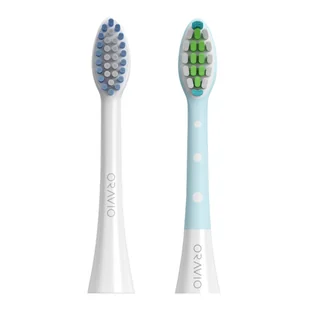 ORAVIO Falcon Sensitive + Tongue Scraper 2szt. - zestaw 2 różnych końcówek do szczoteczki sonicznej ORAVIO Falcon - Końcówki do szczoteczek elektrycznych - miniaturka - grafika 1