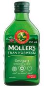 Przeziębienie i grypa - 123ratio Mollers tran norweski naturalny 250 ml - miniaturka - grafika 1
