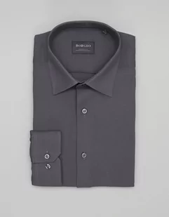 koszula licodia 00459 długi rękaw szary classic fit - Koszule męskie - miniaturka - grafika 1