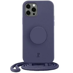 Etui JUST ELEGANCE PopGrip do Apple iPhone 12/12 Pro Purpurowy - Etui i futerały do telefonów - miniaturka - grafika 1