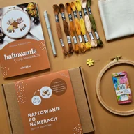 Zabawki kreatywne - Haftowanie po numerach - jesienny zestaw do haftu / Wisi Mi To Pracownia - miniaturka - grafika 1
