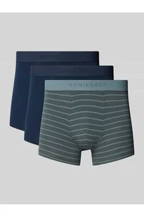 Bokserki z elastycznym paskiem z logo w zestawie 3 szt. - Schiesser - Majtki damskie - miniaturka - grafika 1