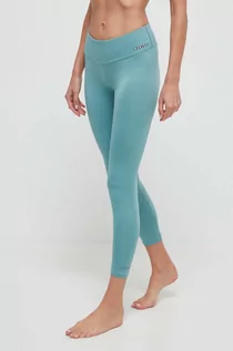 Spodnie sportowe damskie - Burton legginsy funkcyjne Lightweight X kolor turkusowy - grafika 1